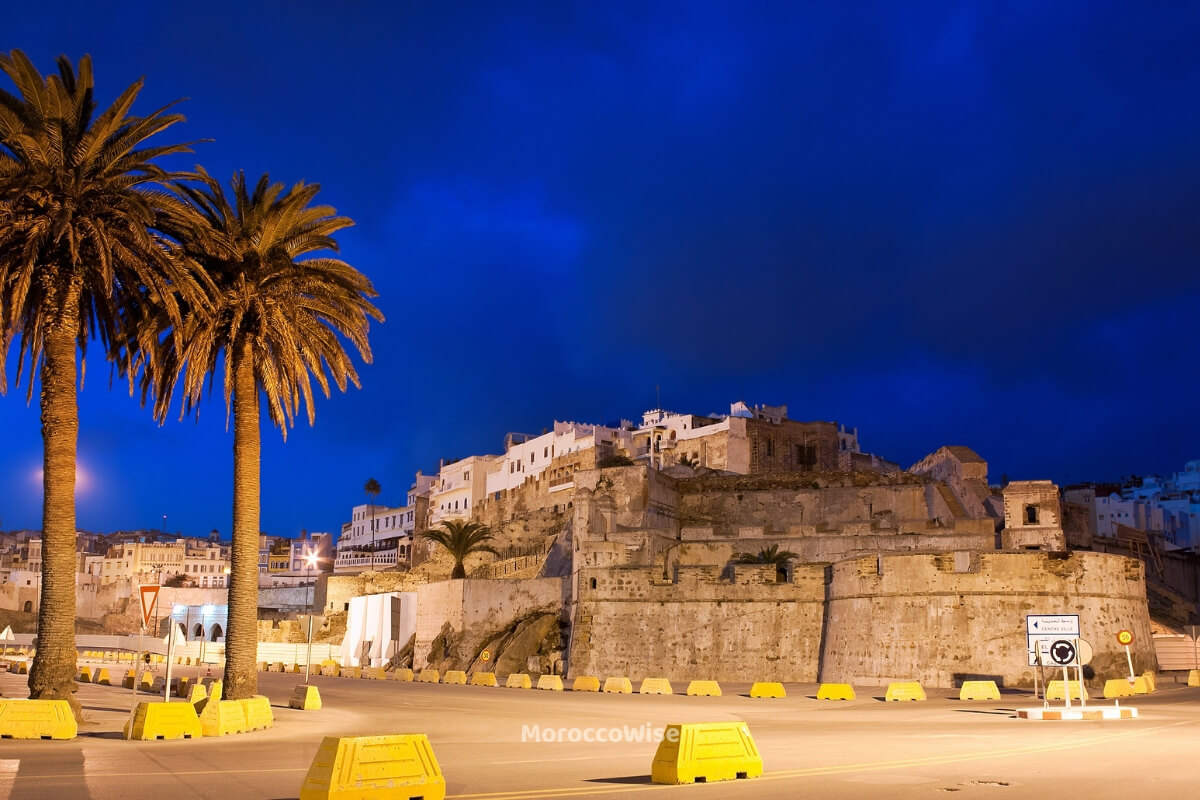 Tangier's historic architecture near the old medina